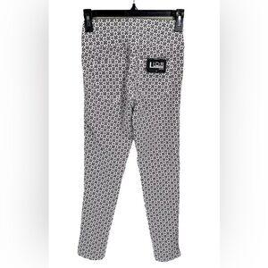 Lior Paris Pants Womens Size 2 Joy Ditzy Print Crop Pull On Legging Stretch NEW